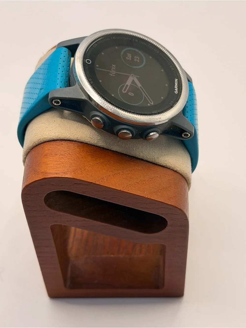 Garmin Fenix 5s, Tested, Smartwatch, Fitness Tracker, Charger Included, Blue Ban